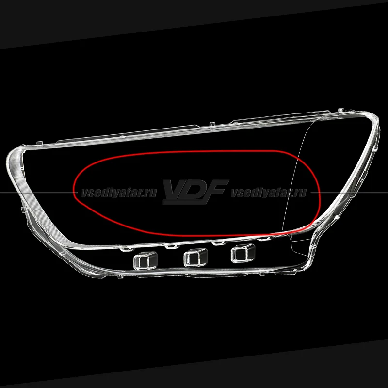 Уцененное стекло для фары Volvo XC40 (2017-2024) v2 Левое №1