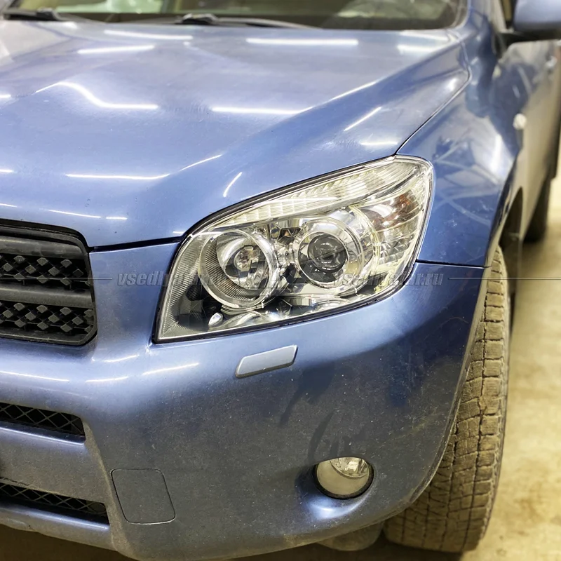 Стекло для фары Toyota RAV 4 III (2005-2008) Дорестайлинг Левое