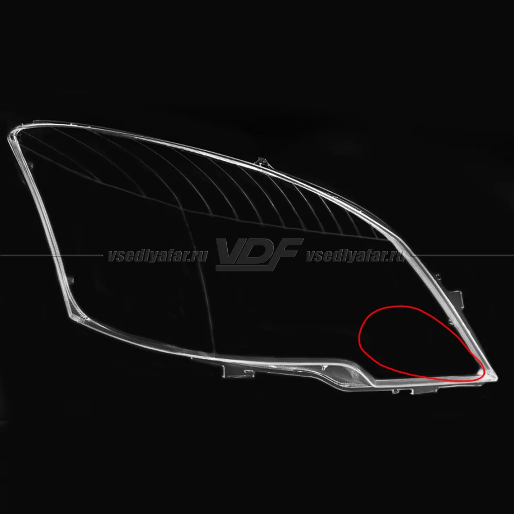 УЦЕНЕННОЕ стекло для фары Mercedes-Benz Vito (W639) (2010-2014) Правое №5