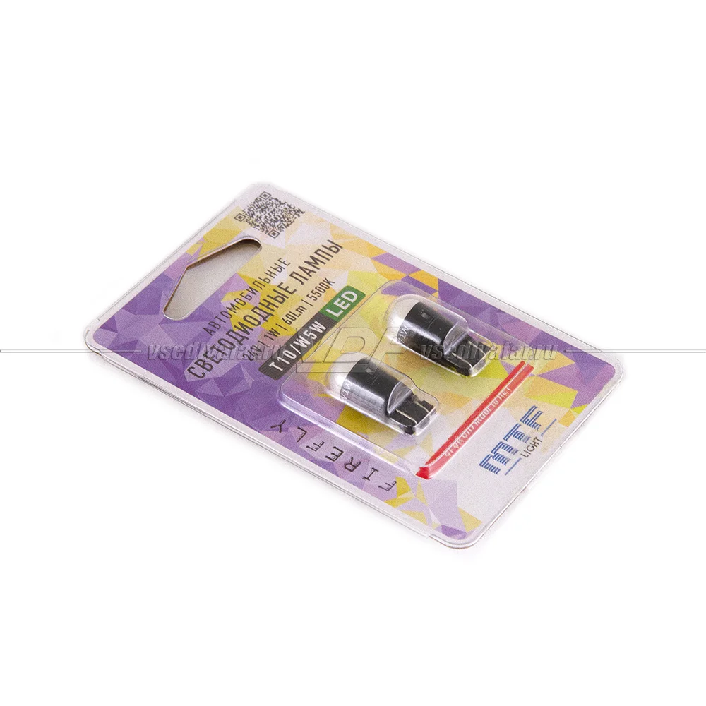 Светодиодные лампы MTF Light FIREFLY T10 W5W 5500K 24V-1W  2шт, W5W55UN-24