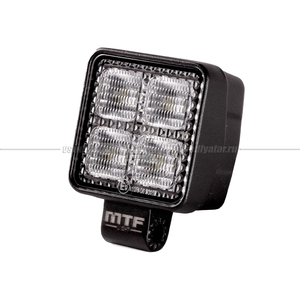 Фонарь светодиодный MTF LIGHT 12/24В, 12Вт, 1100лм, 6000К, квадратный, 1 шт., CL12K6S