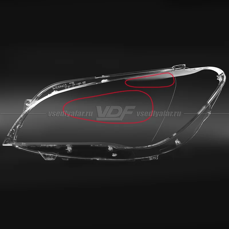 Уцененное стекло для фары BMW 7 F01 / F02 / F04 (2008-2015) Левое №4
