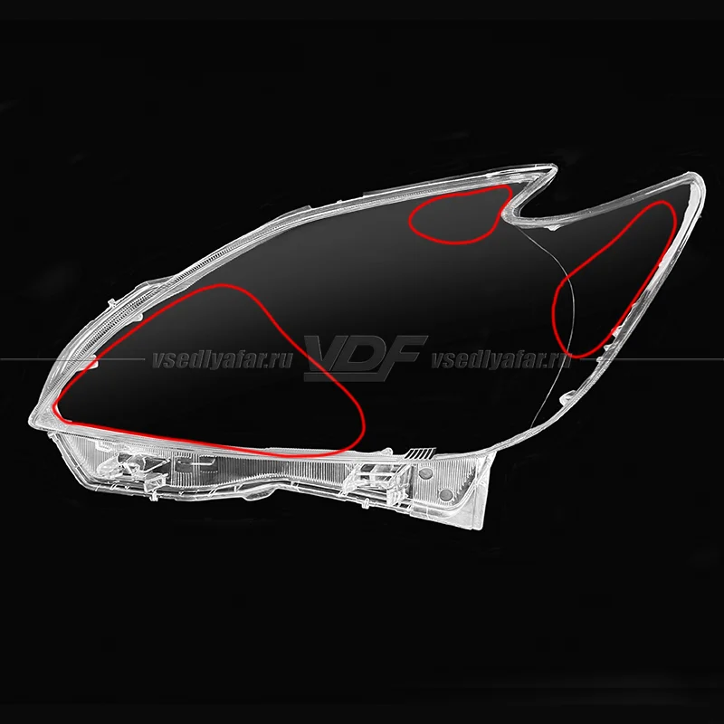 Уцененное стекло для фары Toyota Prius (2012-2016) LED Левое №8
