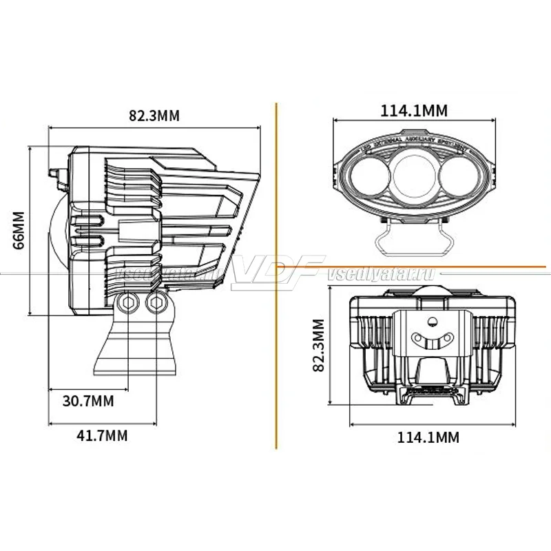 Прожекторы светодиодные Aozoom Y30-1 (2 шт.)