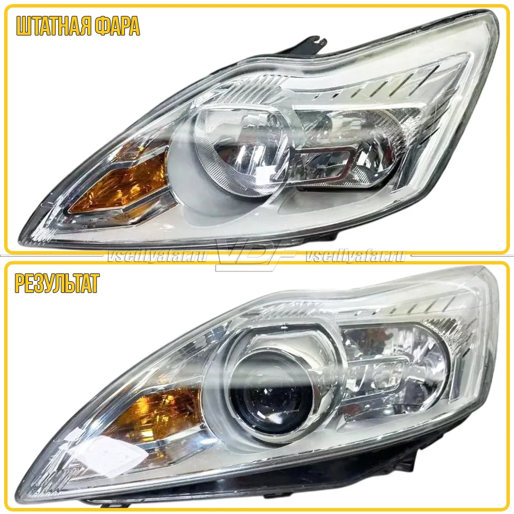 Комплект для установки линз в фары Ford Focus II 2007-2011