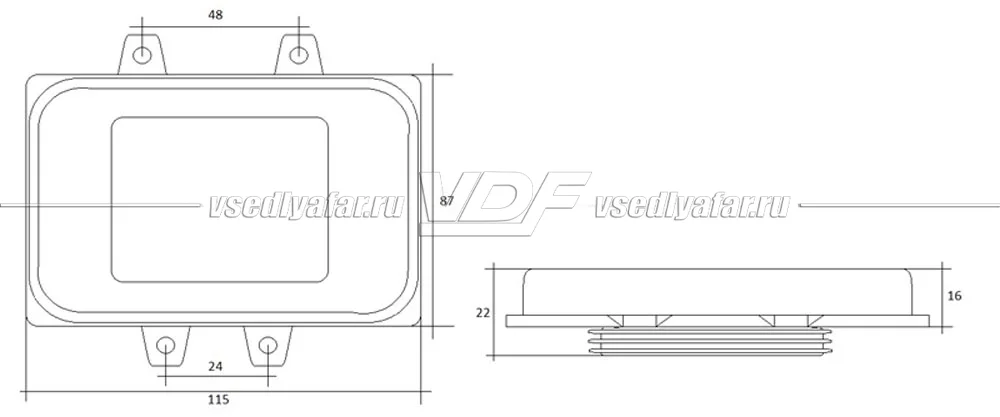 Ксеноновый блок розжиг Hella 4.2 D1S 5DV 009 610-00