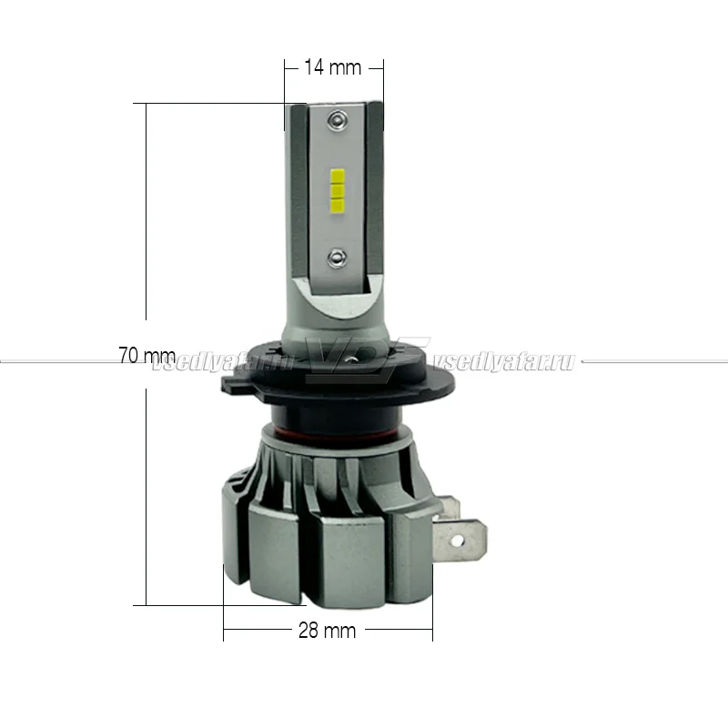 Светодиодная лампа Gc H7 6000K (комплект, 2 шт.)