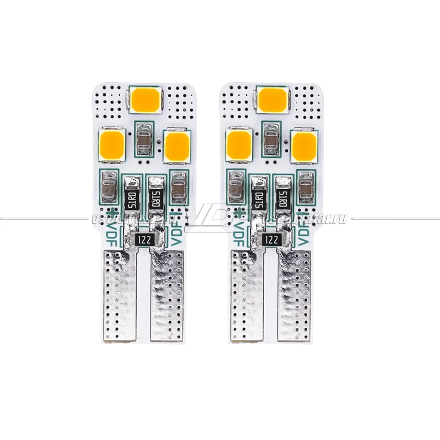 Светодиодные лампы VDF Light Foton W5W Янтарный