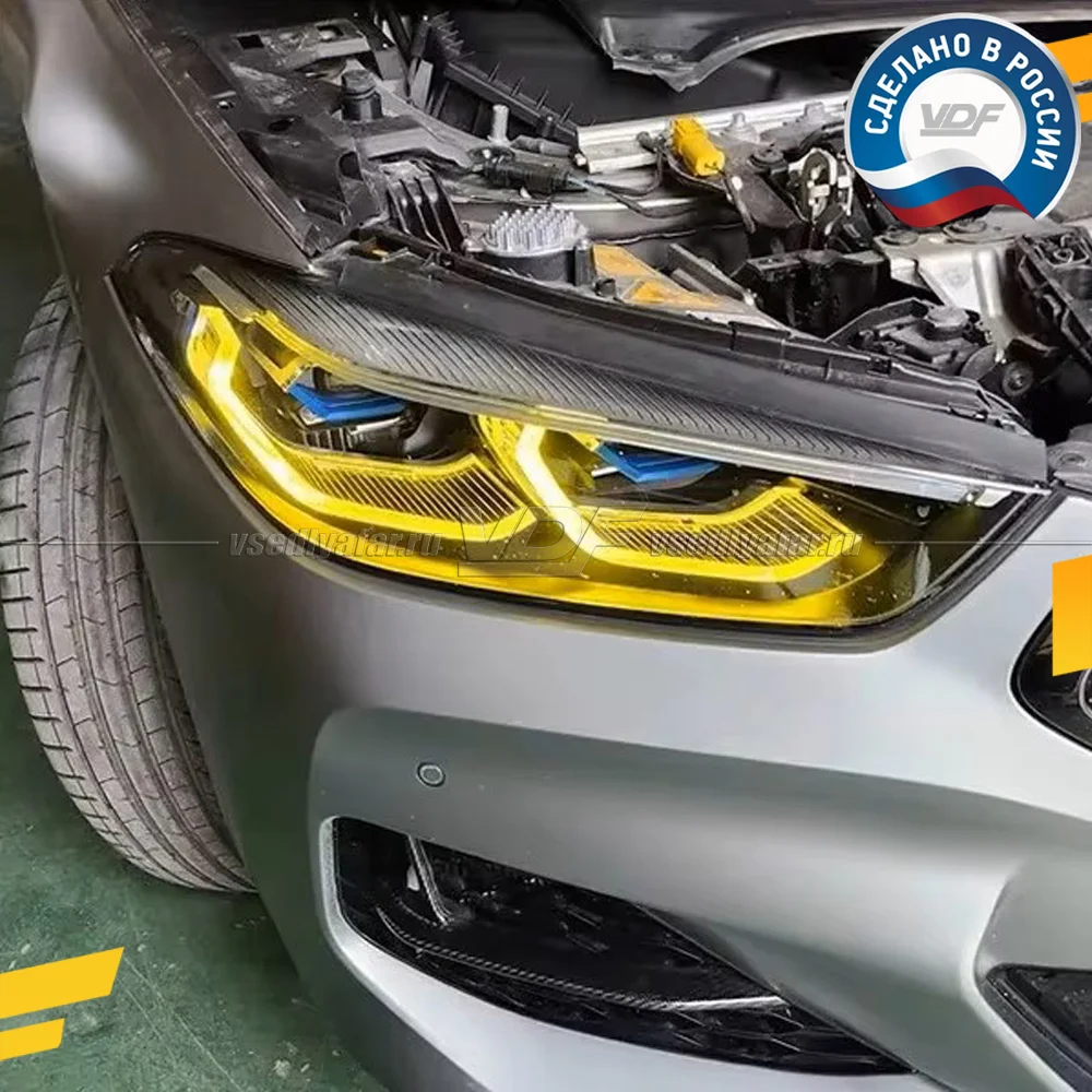 Комплект плат маркера BMW 8/M8/I8 2019-2024 VDF Light Цвет: Лимонный