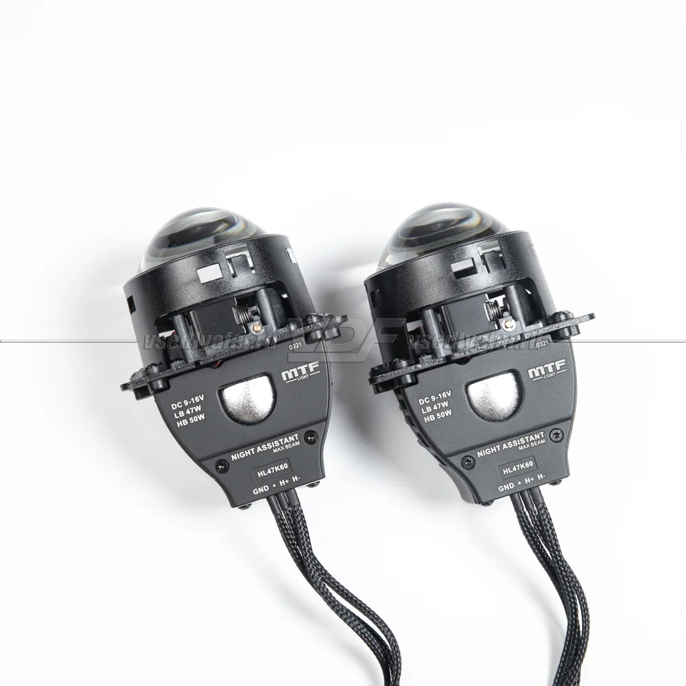 Светодиодные линзы MTF Light Night Assistant Max beam LED 3 5500K Bi-Led (комплект 2 шт) HL47K60