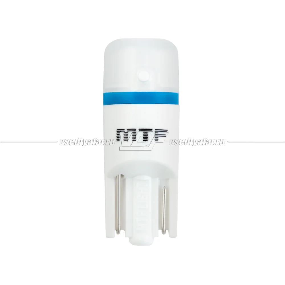 Светодиодные лампы MTF Light T10 W5W 6000K 12V-1W  2шт, W5W50PT