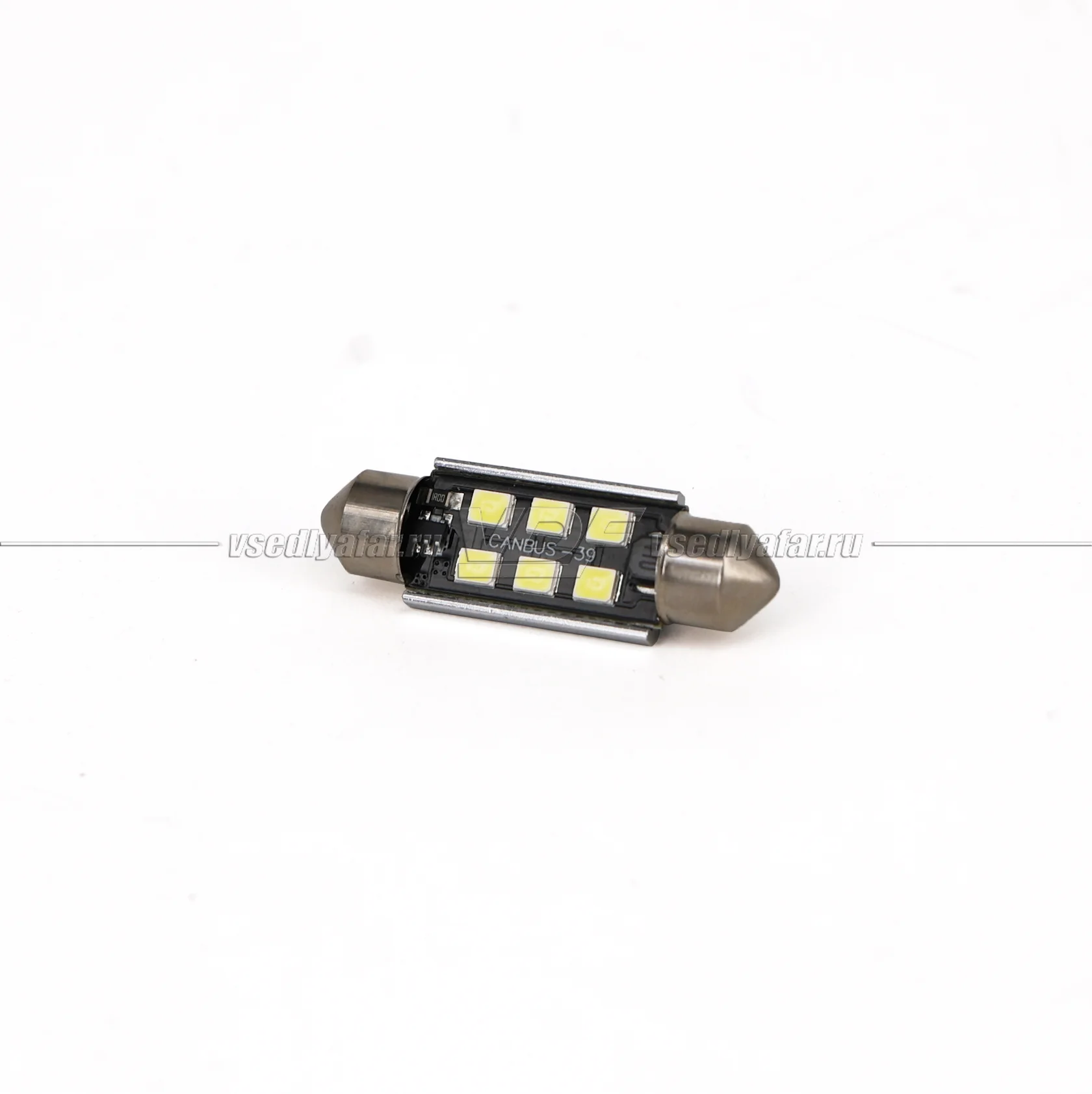 Светодиодная лампа SJ-6SMD C5W 39мм с Обманкой