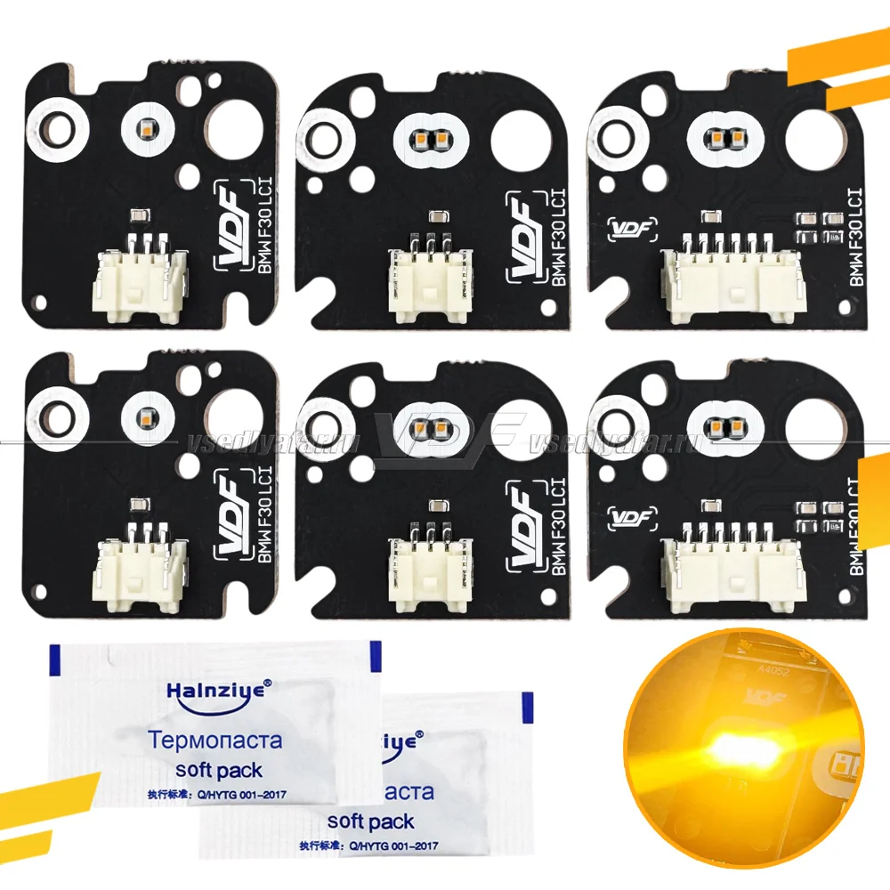 Комплект плат маркера BMW 3 F30-35 2015-2019 Adaptive LED Цвет: Янтарный