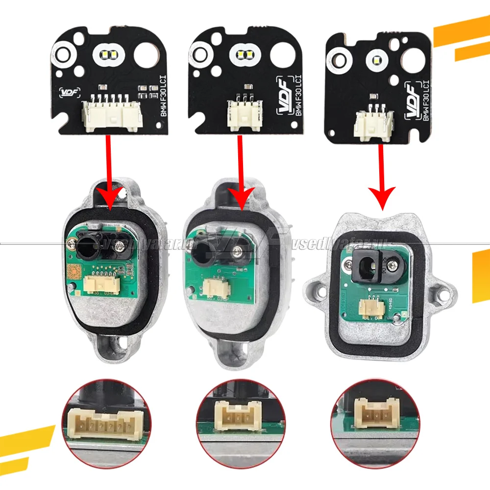 Комплект плат маркера BMW 3 F30-35 2015-2019 Adaptive LED Цвет: Янтарный