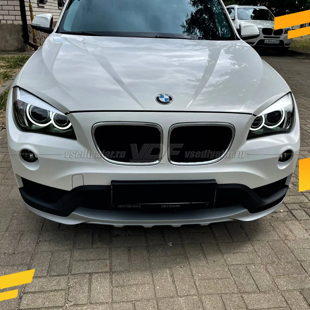 Светодиодные Ангельские глазки BMW X1 E84 2009-2015 Рефлектор Цвет: Белый