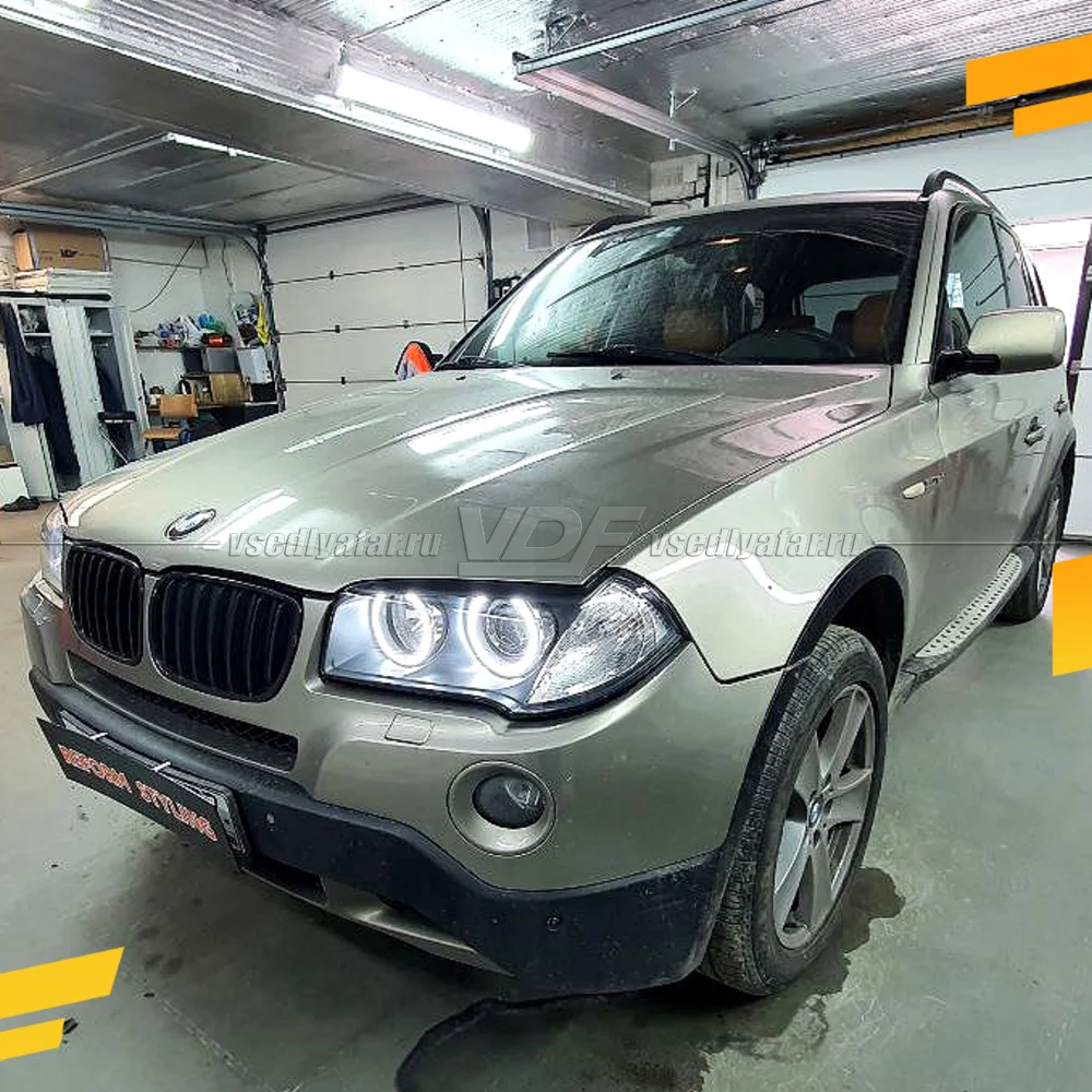 Светодиодные Ангельские глазки BMW X3 E83 2006-2010 Линзы Цвет: Белый