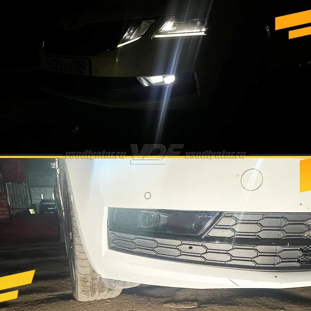 3D Набор для установки линз в ПТФ Skoda Octavia A7 2016-2020