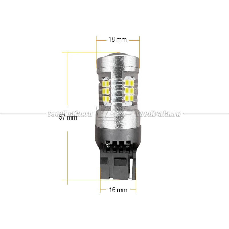 Светодиодная лампа 7440-4G21-2835-21SMD, 16W
