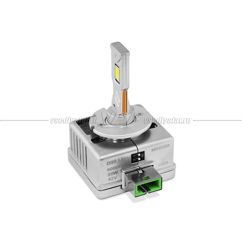 Светодиодные лампы MTF Light MaxBeam D3S 6000K 42V, 35W, 2шт, MBD3S6