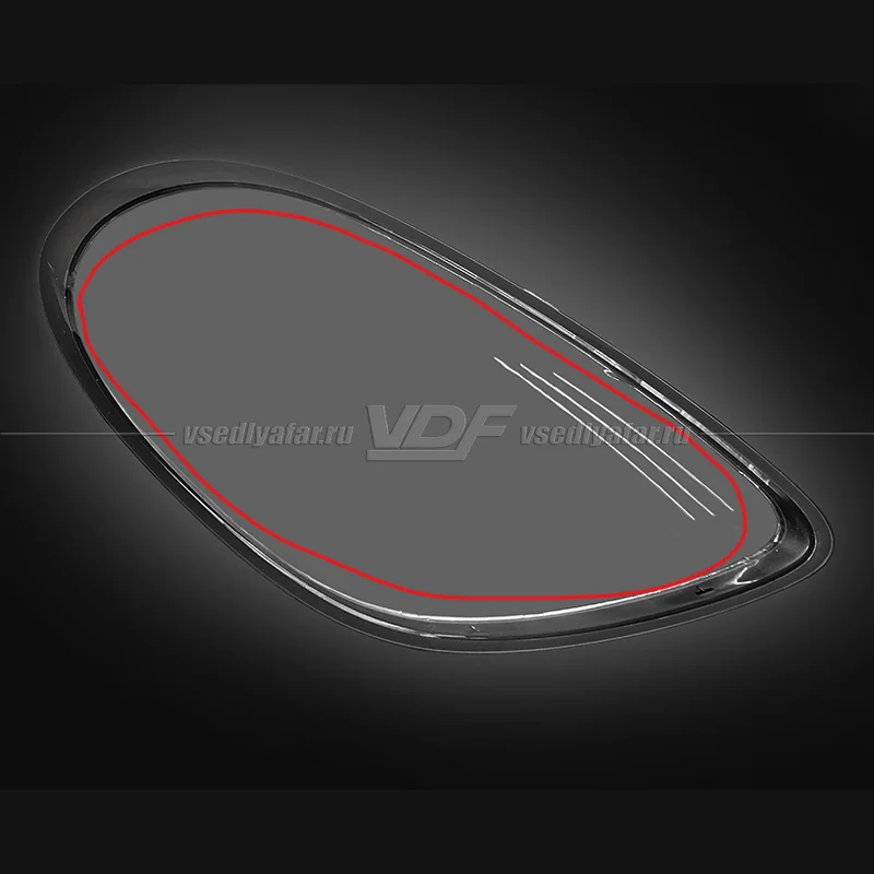 Уцененное стекло для фары Porsche Cayman 981 (2013-2016) Правое №2
