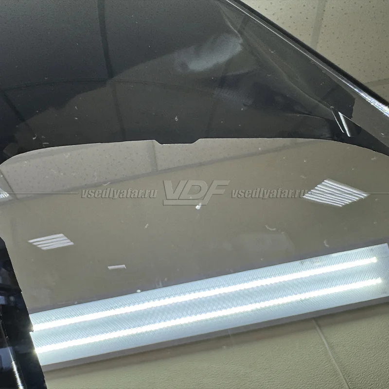 Уцененное стекло для фары Audi A8 D4 (2009-2013) Левое №1 