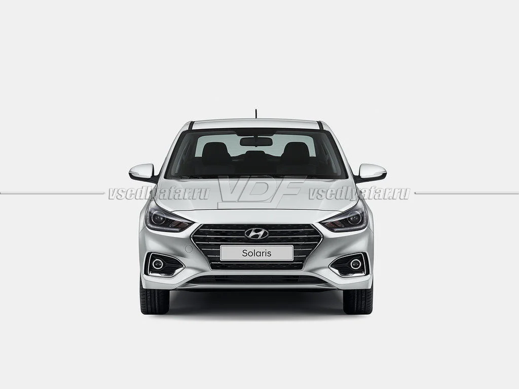 Стекло для фары Hyundai Solaris (2017-2020) Правое