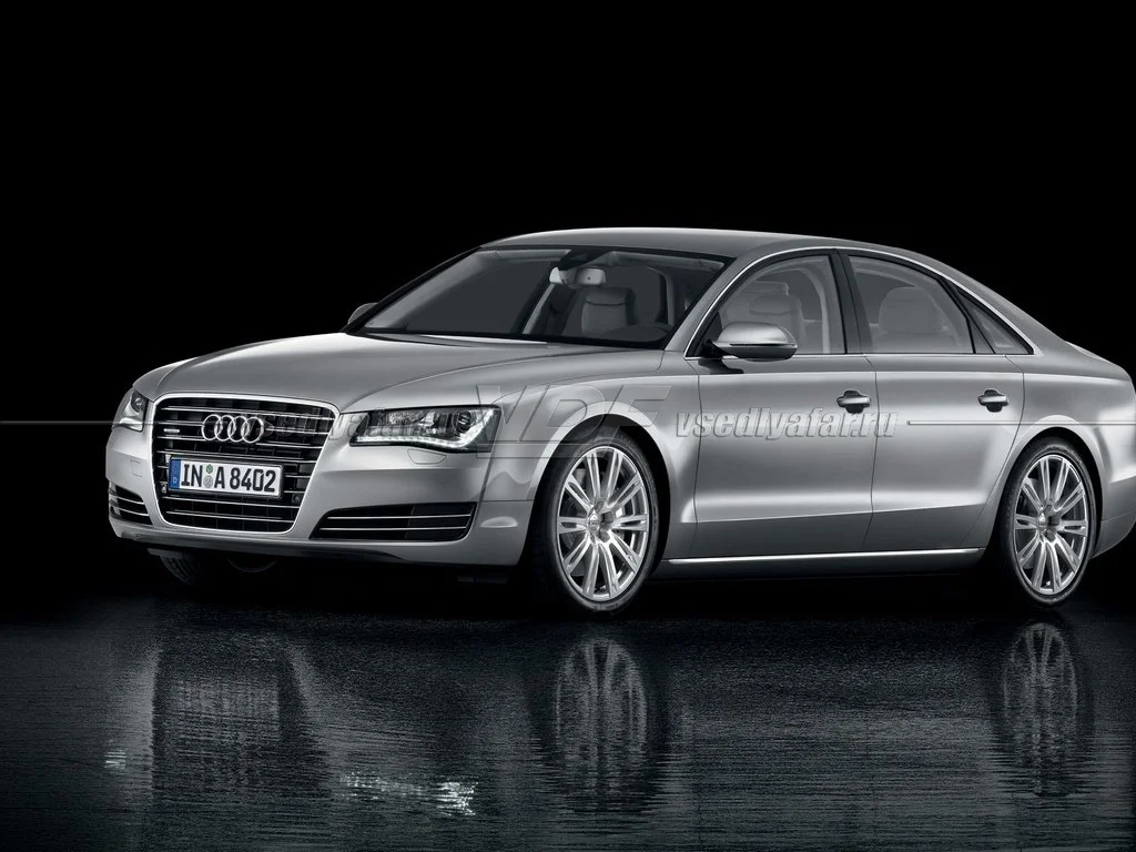 Стекло для фары Audi A8 D4 (2009-2013) Левое 