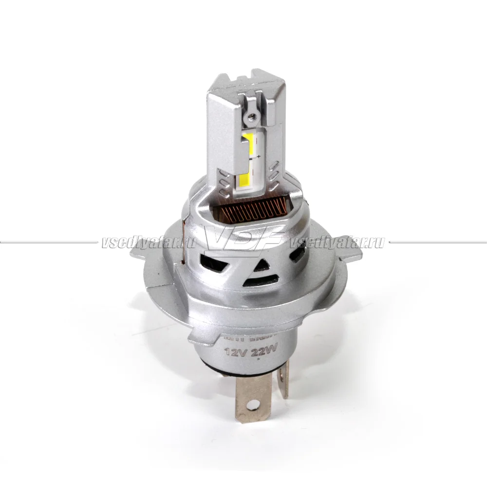 Светодиодные лампы MTF Light LUXOPTIC H4/H19 6000K 12V, 22W, 2шт, ST04K6