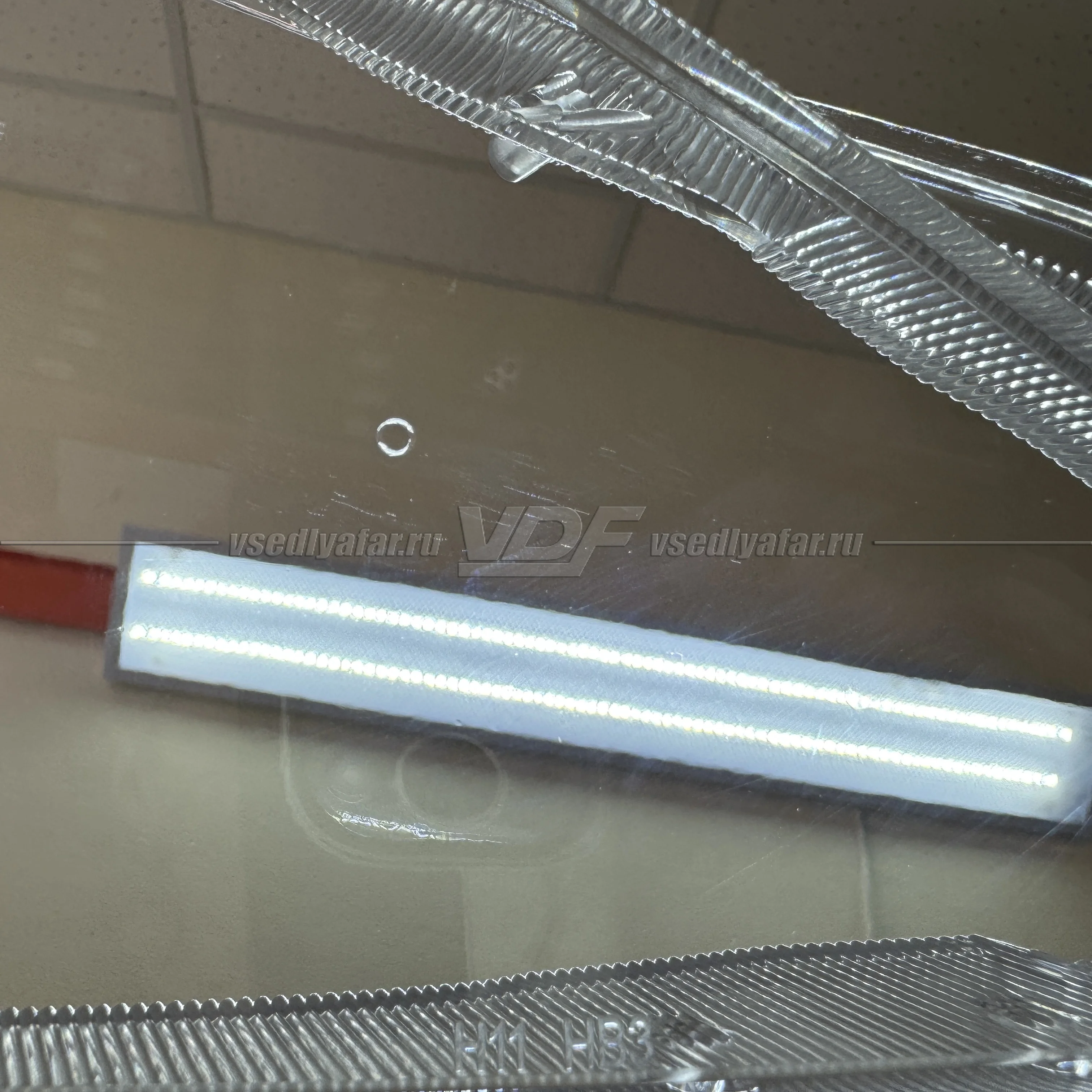 Уцененное стекло для фары Mazda 3 BL (2009-2013) Правое Тип 2 №3