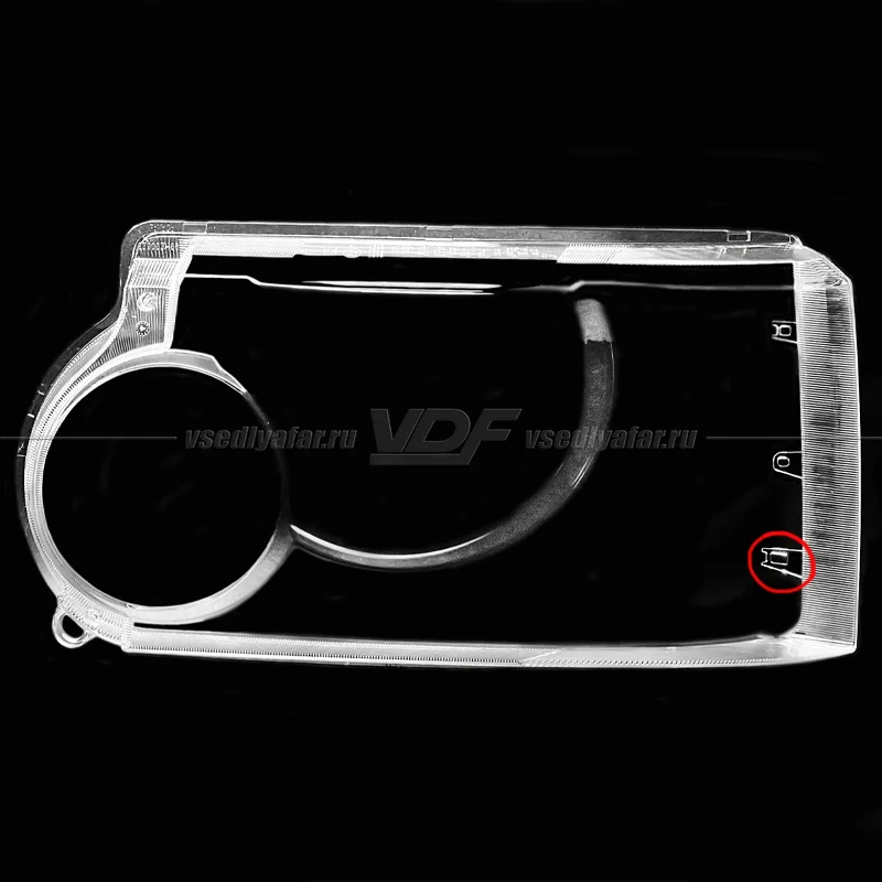УЦЕНЕННОЕ стекло для фары Range Rover Vogue 2005-2009 Левое №1