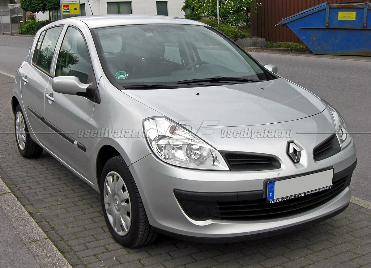 Стекло для фары Renault Clio (2005-2009) Левое