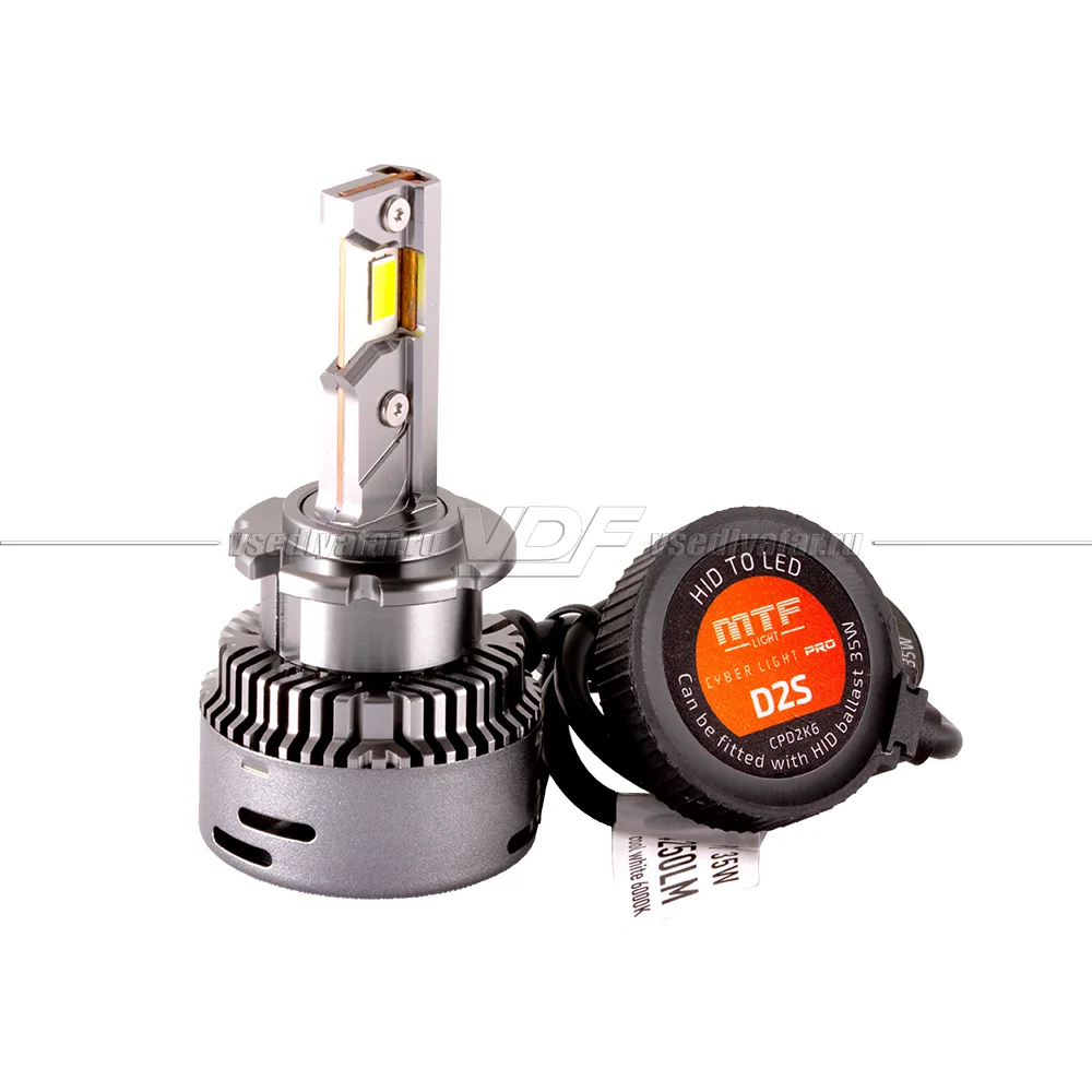 Светодиодные лампы MTF Light Cyber Light PRO D2S 6000K 85V, 35W,  2шт, CPD2K6