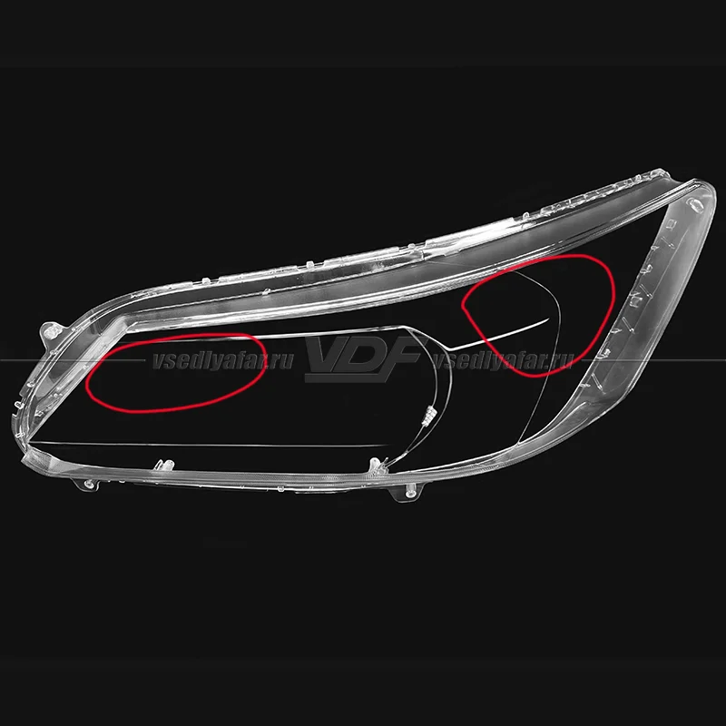 Уцененное стекло для фары Honda Accord IX (2012-2015) Левое №1