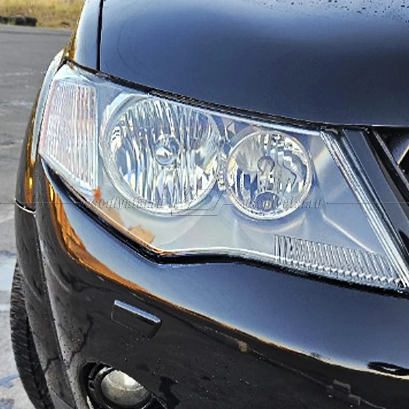 Стекло для фары Mitsubishi Outlander II (2005-2009) дорестайлинг Левое