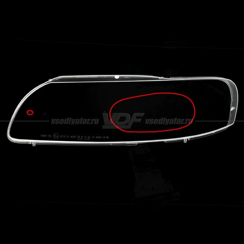 Уцененное стекло для фары Volvo V70 (2004-2007) Левое №6