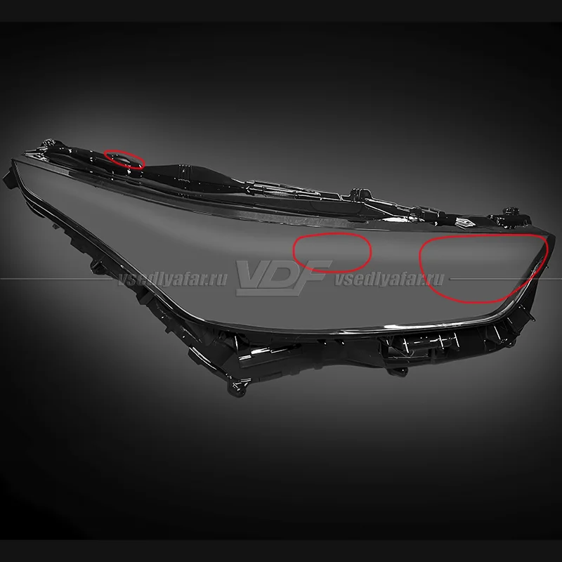 уцененное стекло для фары Toyota Highlander (XU70) (2019-2022) LED Правое №1