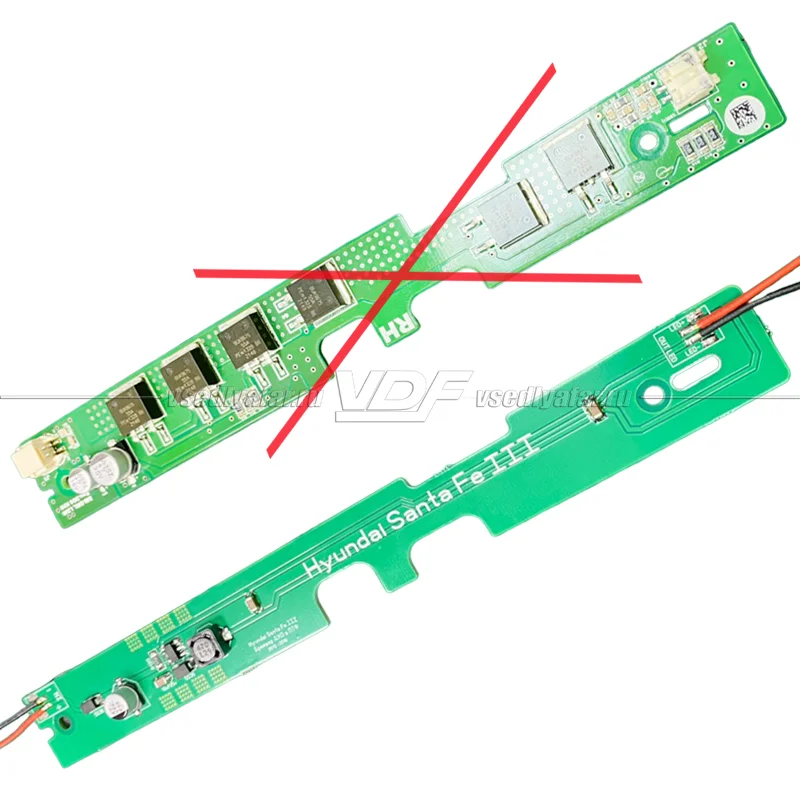 Драйвер ДХО Hyundai Santa Fe 2012-2016 VDF Light Правый