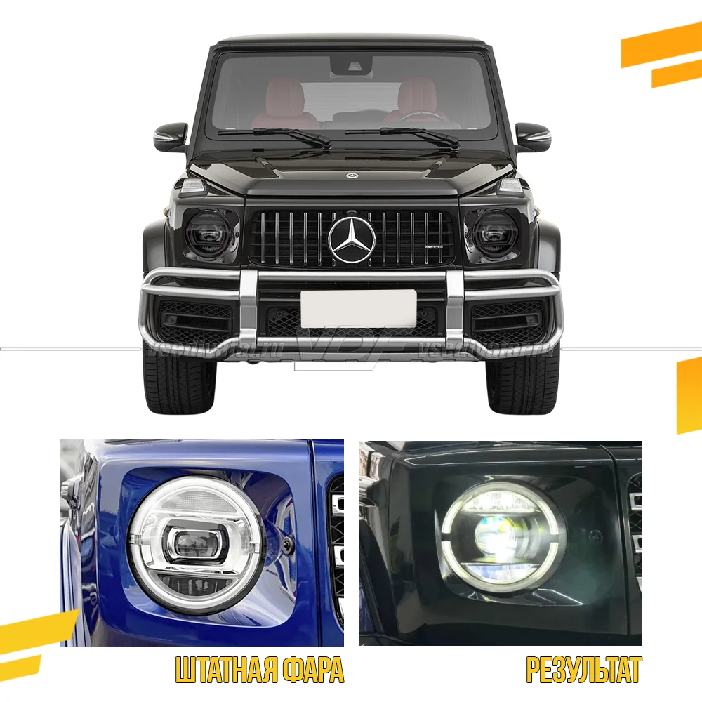 Комплект для установки линз в фары Mercedes-Benz G 2018-2024