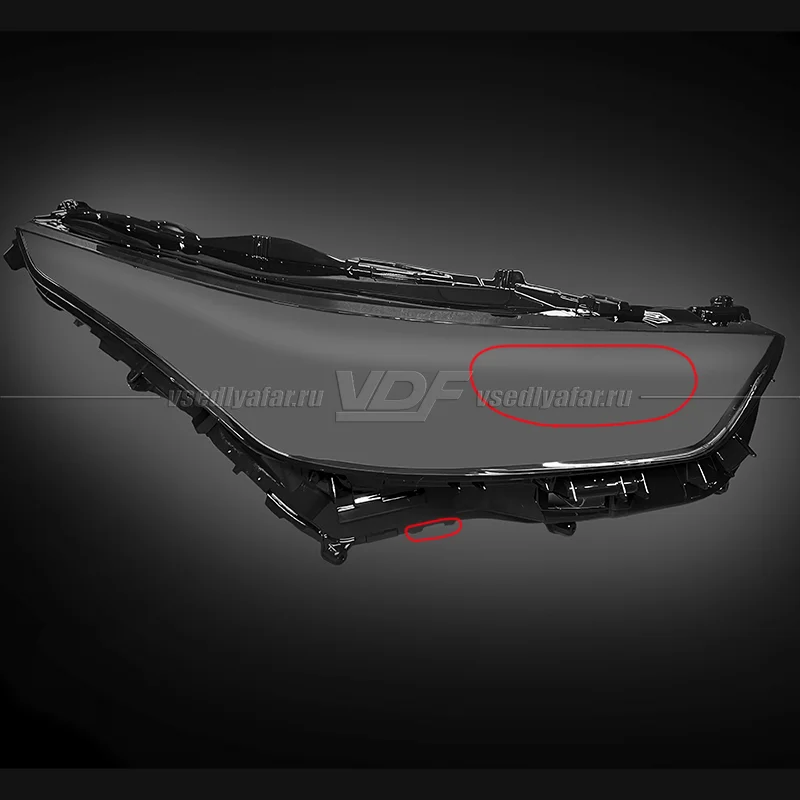 уцененное стекло для фары Toyota Highlander (XU70) (2019-2022) LED Правое №3