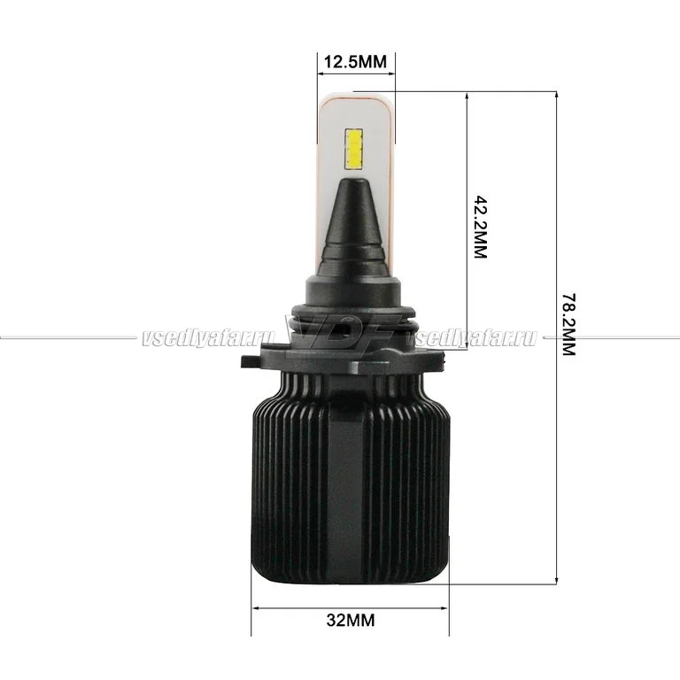 Светодиодные лампы Sariti J1 Цоколь HB4 (9006) 6000K