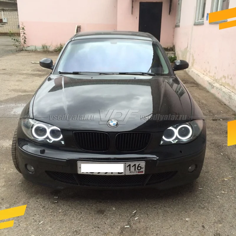 Светодиодные Ангельские глазки BMW 1 E81/88 2004-2012 Ксенон Цвет: Белый