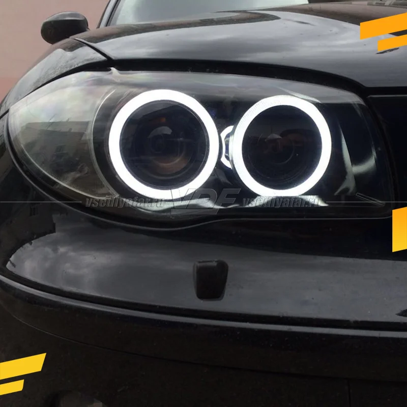 Светодиодные Ангельские глазки BMW 1 E81/88 2004-2012 Ксенон Цвет: Белый