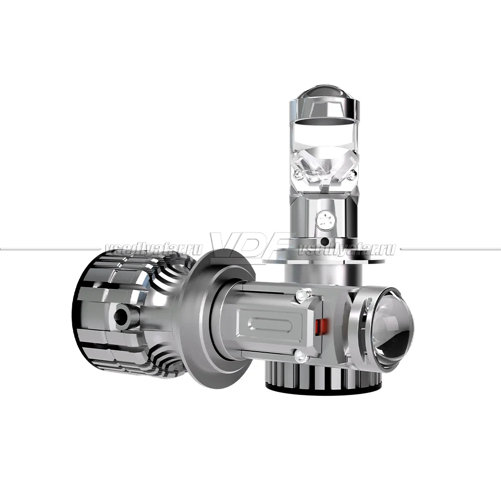 Светодиодные линзы MTF LIGHT MINILENS H7, 12/24V, 55W, 6000K (комплект 2 шт) MLH7K5