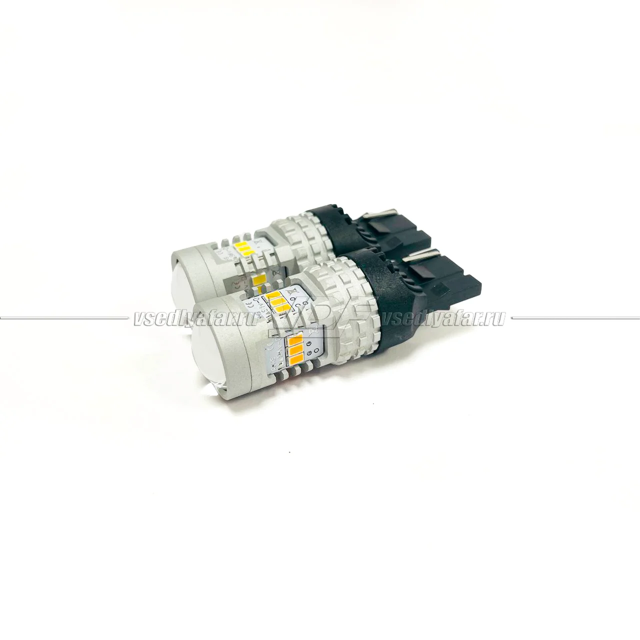Светодиодная лампа 7440-3020-14SMD (оранжевый), 14W