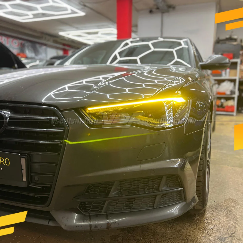 Комплект плат маркера Audi A6 C7 2014-2018 Ксенон VDF-Light Цвет: Лимонный