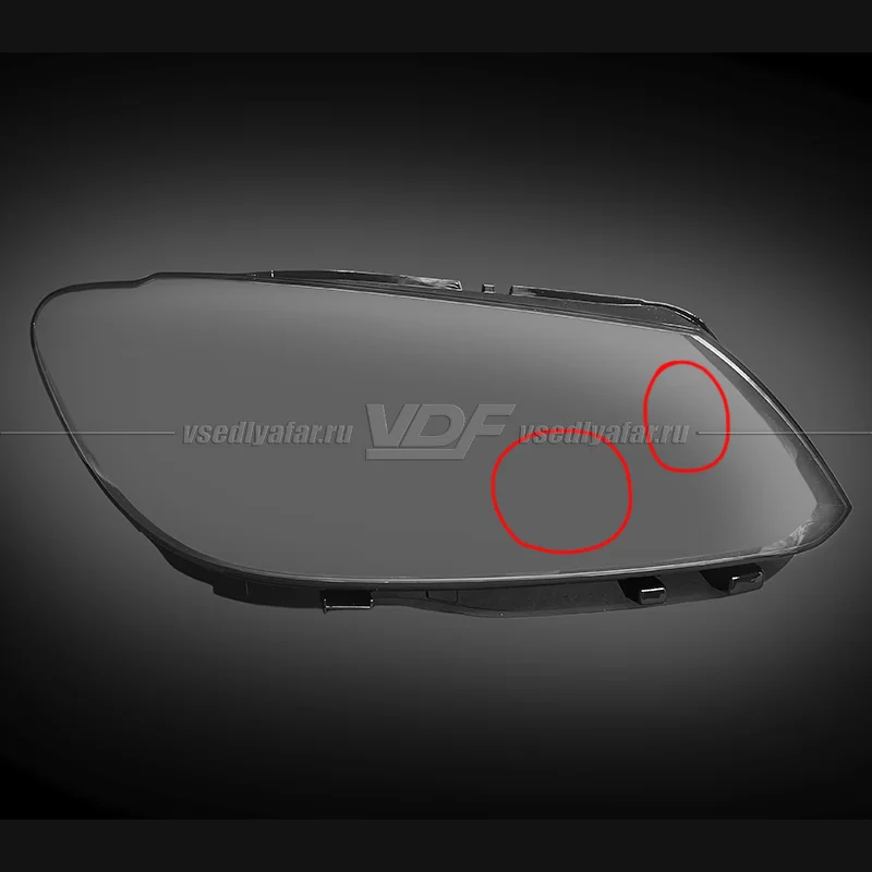 Уцененное стекло для фары Volkswagen Touran (2010-2015) Правое №3