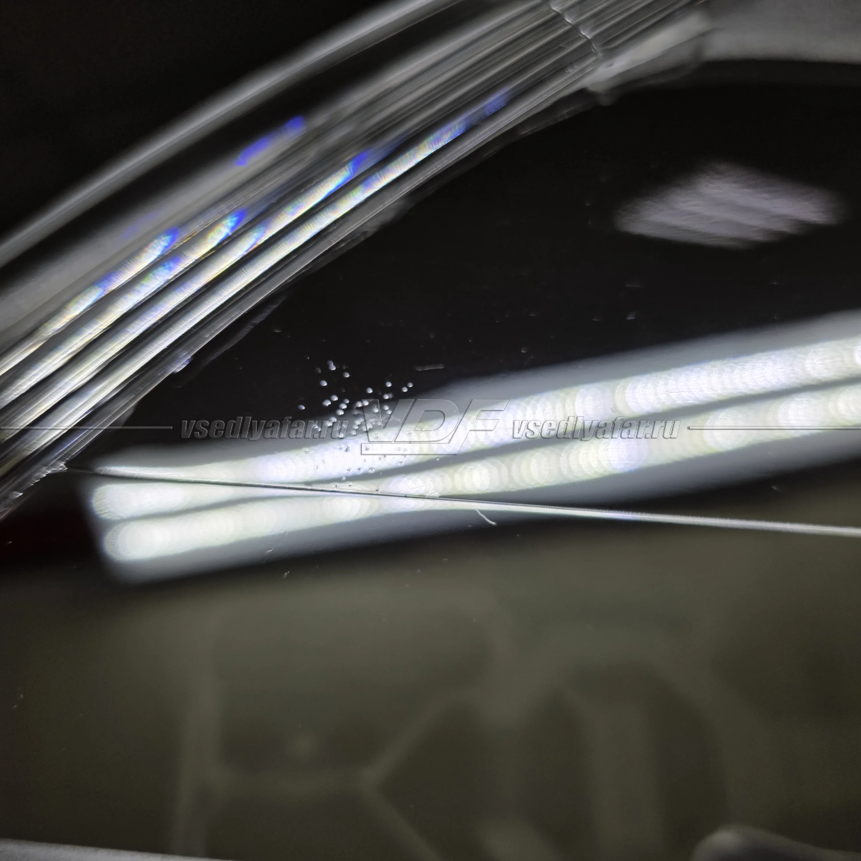 Уцененное стекло для фары Volkswagen Tiguan (2007-2011) Левое №5