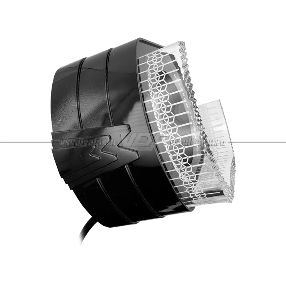 Бленда (маска) для линз с DRL RGB-цвет L-образная