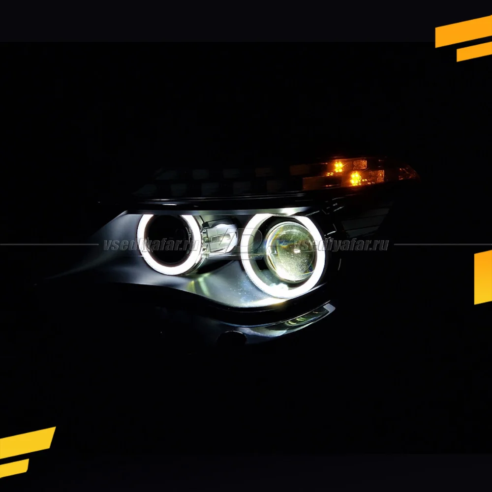 Светодиодные Ангельские глазки BMW 6 E63 2007-2010 Цвет: Белый