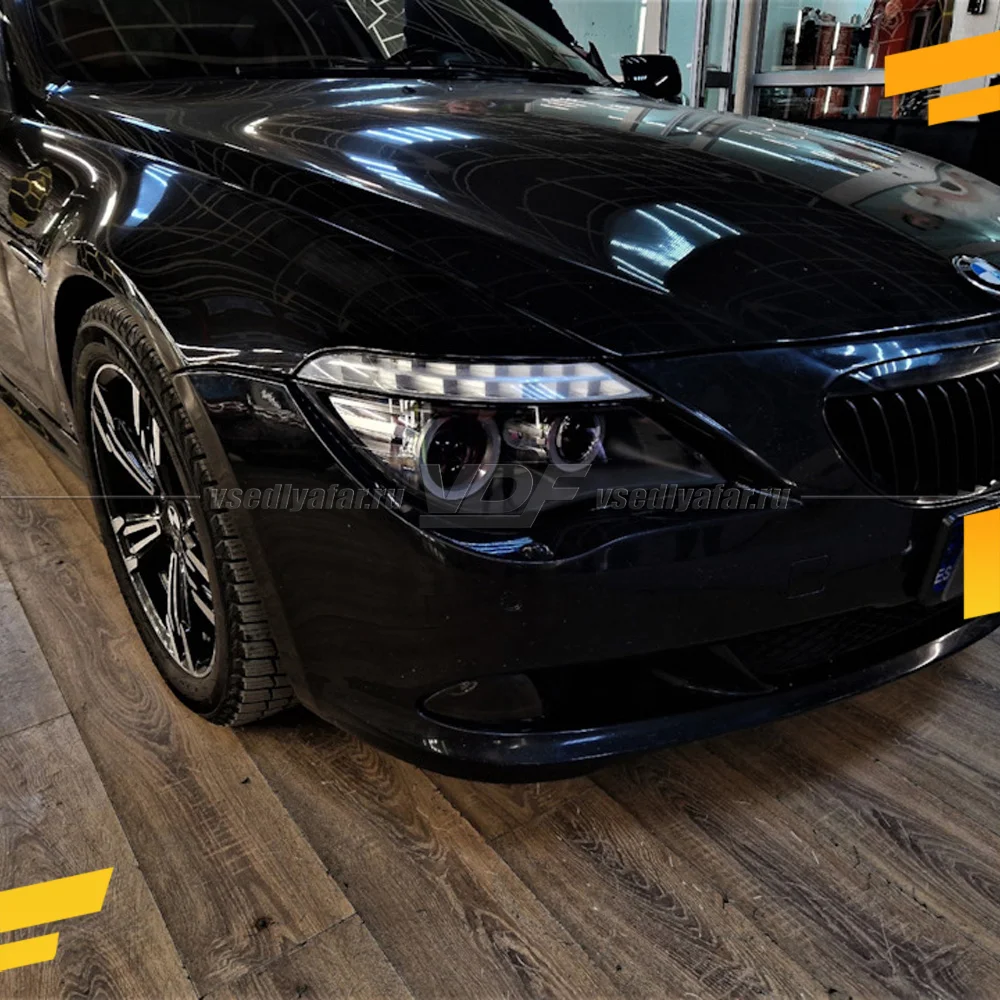 Светодиодные Ангельские глазки BMW 6 E63 2007-2010 Цвет: Белый